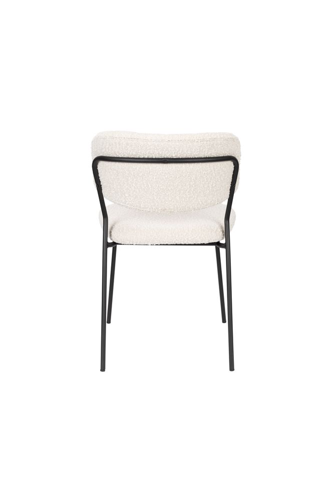 Chair Jolien Black/Bouclé