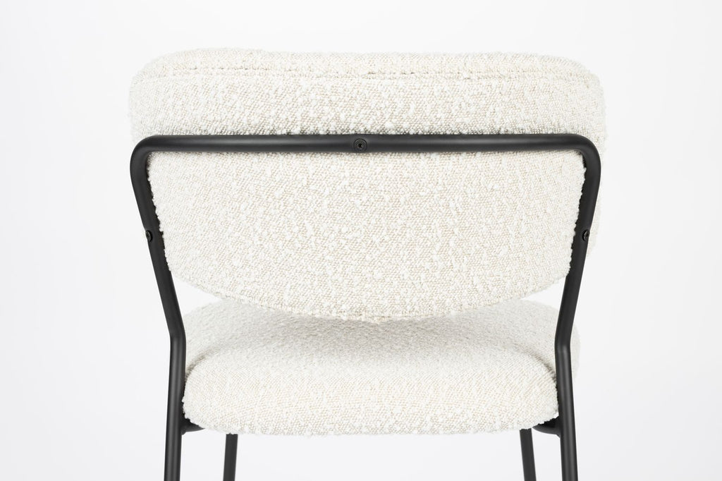 Chair Jolien Black/Bouclé