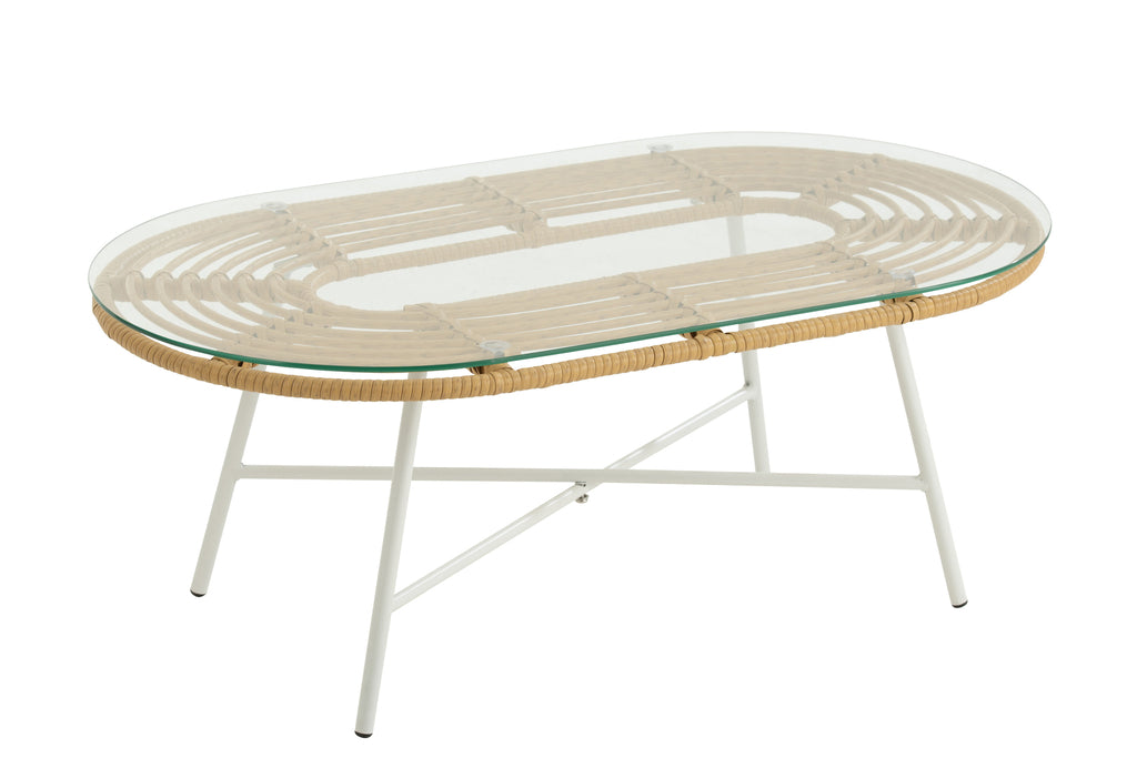 J-Line Oval Table Natural