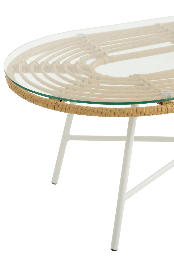 J-Line Oval Table Natural