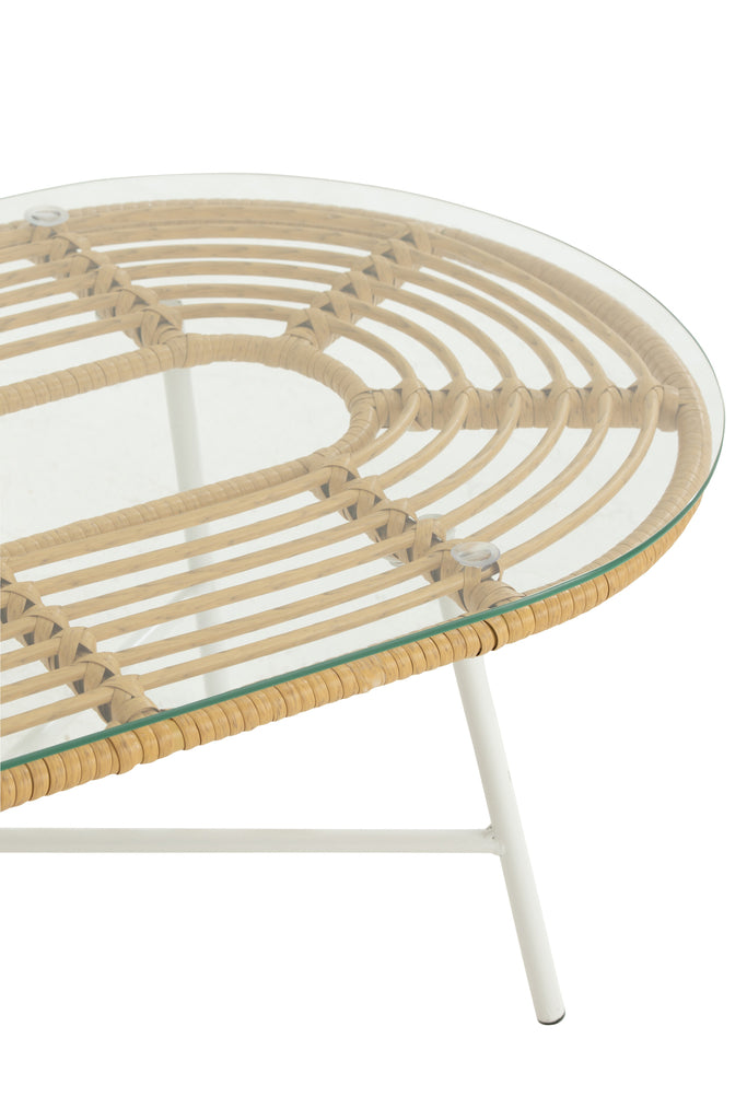 J-Line Oval Table Natural