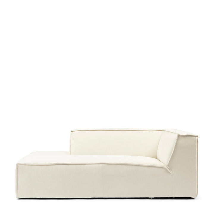 Rivièra Maison The Jagger Modulaire Bank Chaise Longue Links Sparkling White