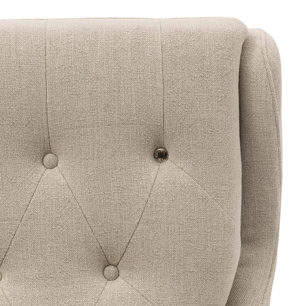 Fauteuil The Statesman Fabulous Flax Mouliné Linen