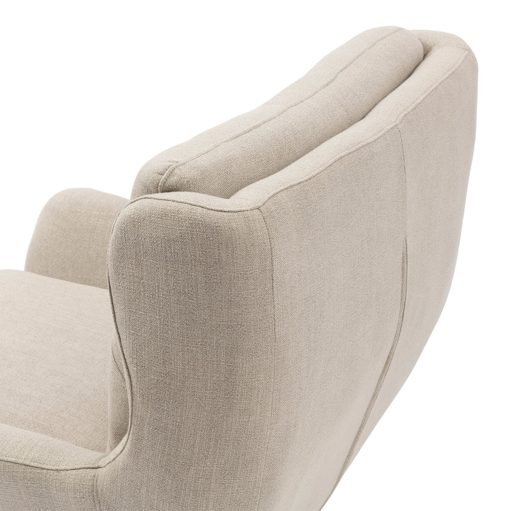 Fauteuil The Statesman Fabulous Flax Mouliné Linen