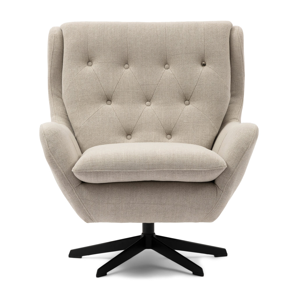 Fauteuil The Statesman Fabulous Flax Mouliné Linen