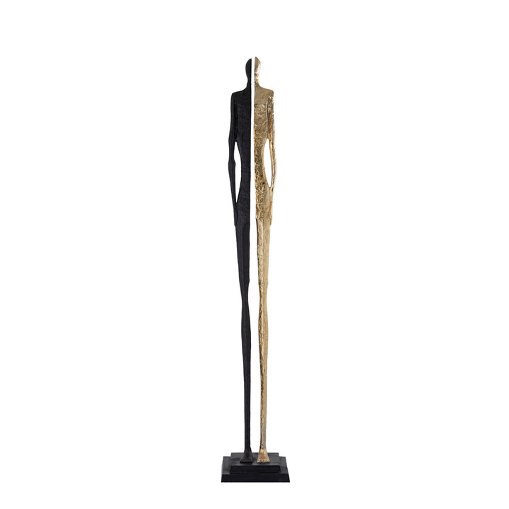 Thijs Zwart Aluminium Standbeeld Man Half Goud L