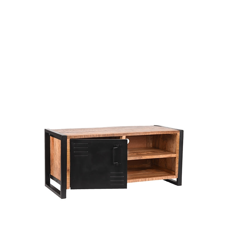 LABEL51 TV cabinet Brussels Rough Mango wood