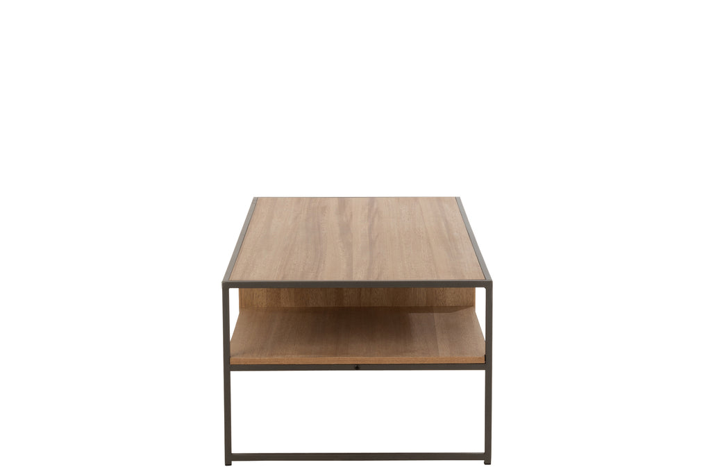 J-Line Tv-tafel 1 lade hout/metaal naturel