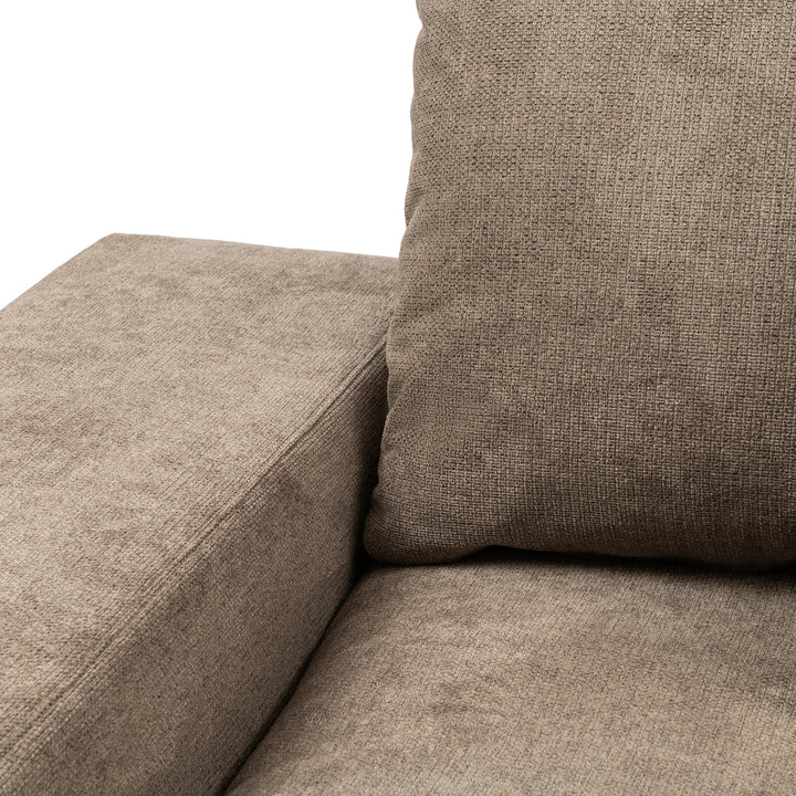 Rivièra Maison Ecksofa links Vail Warm Taupe Chenille Jacquard Vogue