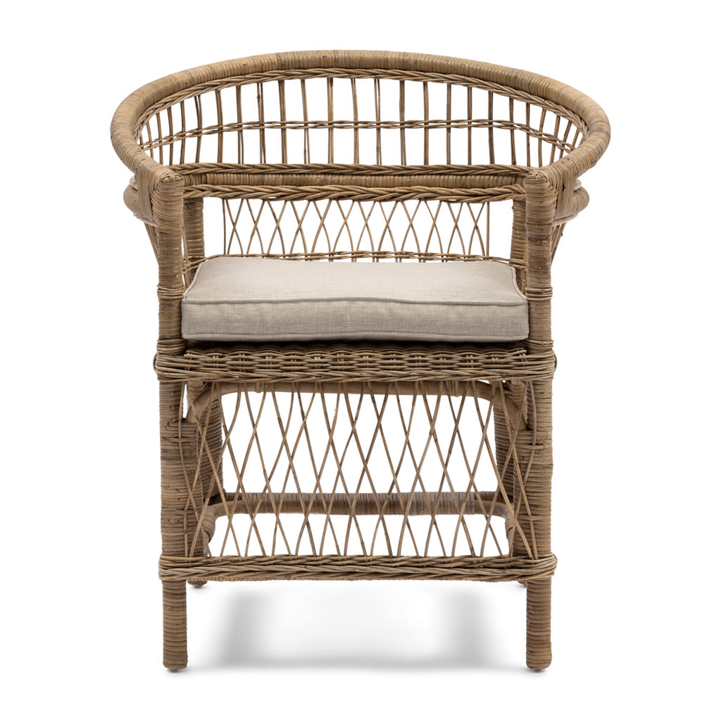 Riviera Maison Dining Chair Victoria Falls Natural Rattan