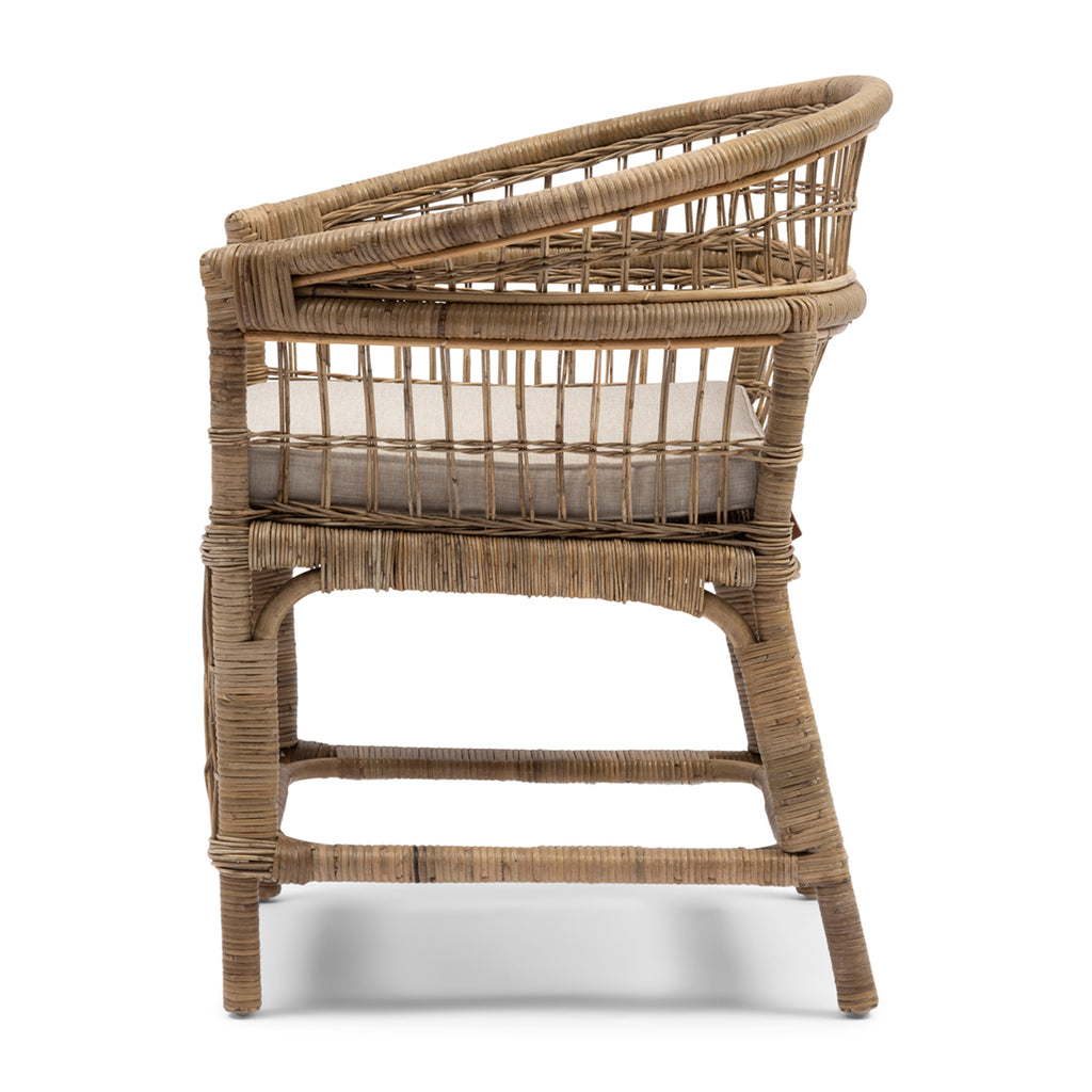 Riviera Maison Dining Chair Victoria Falls Natural Rattan