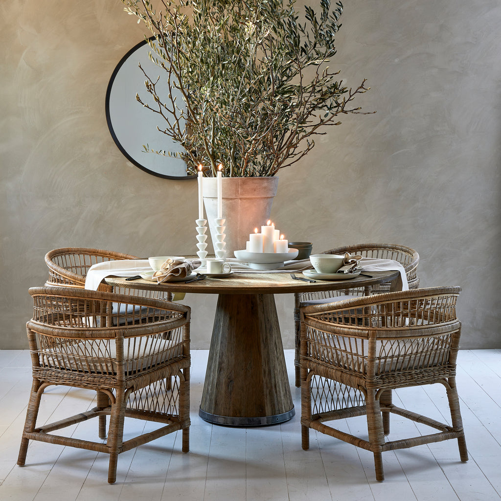 Riviera Maison Dining Chair Victoria Falls Natural Rattan