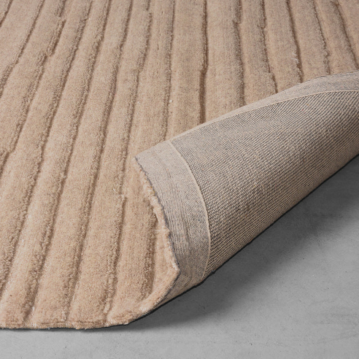 LABEL51 Teppiche Luxy Taupe Wolle 200x300 cm