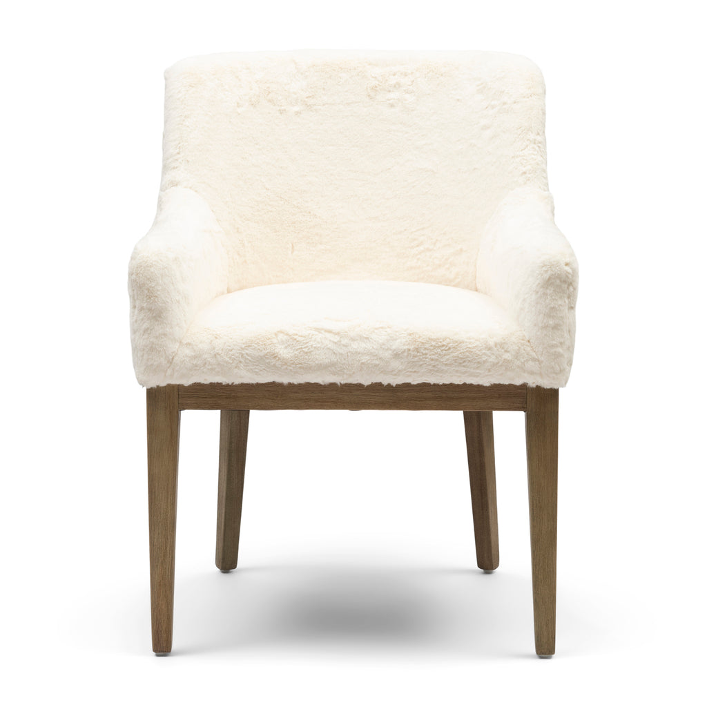 Rivièra Maison Dining Chair Whistler Snow Faux Fur