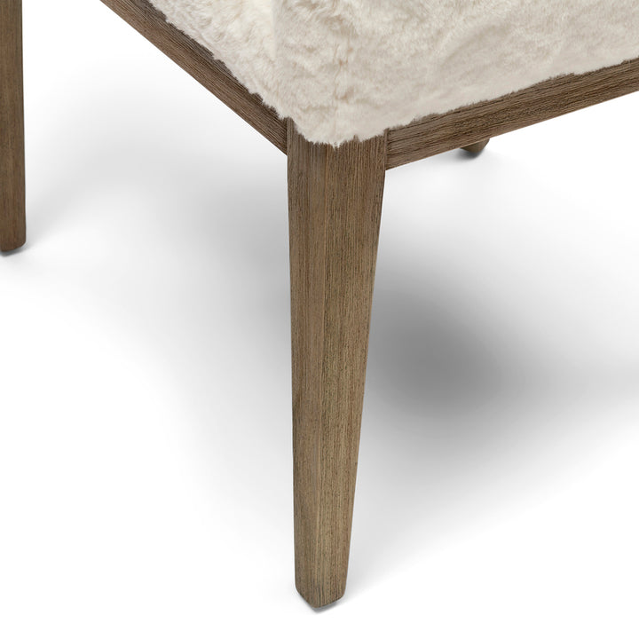 Rivièra Maison Dining Chair Whistler Snow Faux Fur