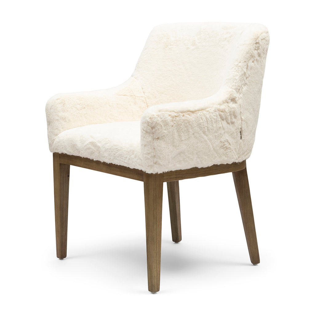 Rivièra Maison Dining Chair Whistler Snow Faux Fur