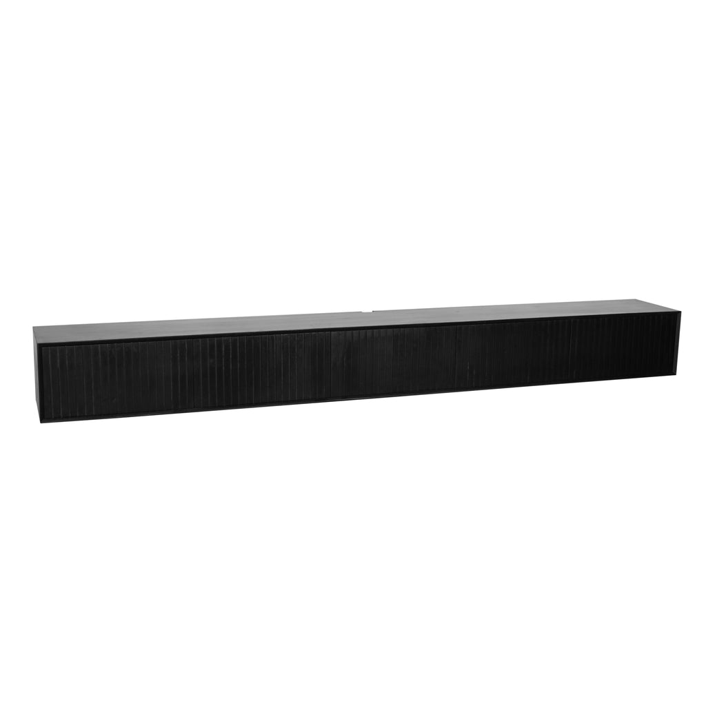 Floating TV cabinet Madison Black | 280 cm