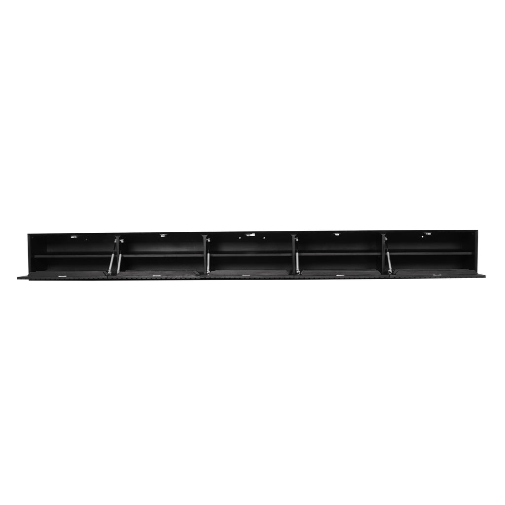 Floating TV cabinet Madison Black | 280 cm