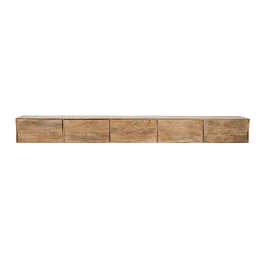 Floating TV cabinet Vision Natural | 280 cm