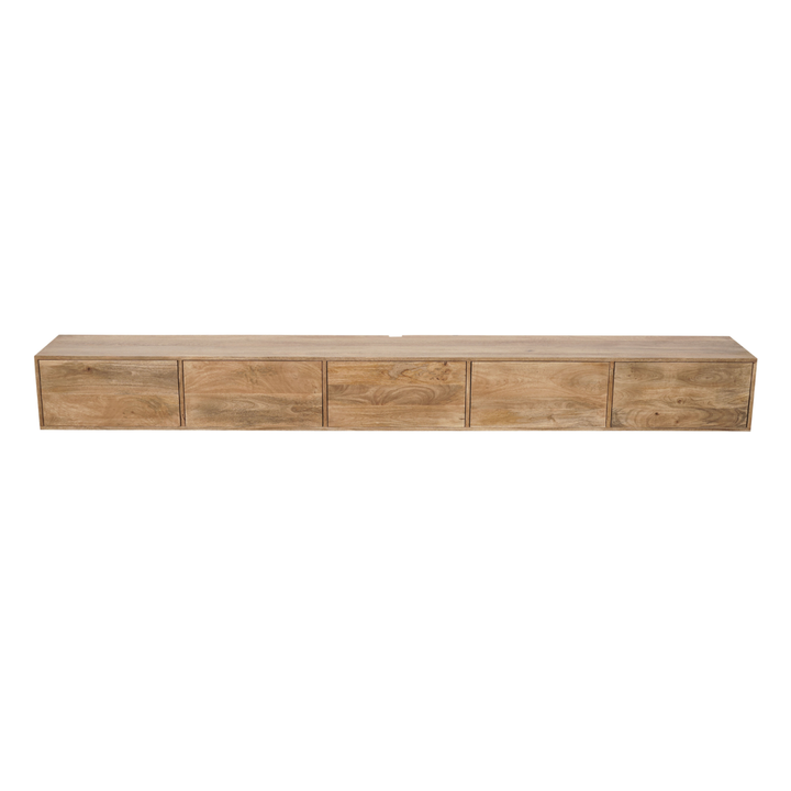 Floating TV cabinet Vision Natural | 280 cm