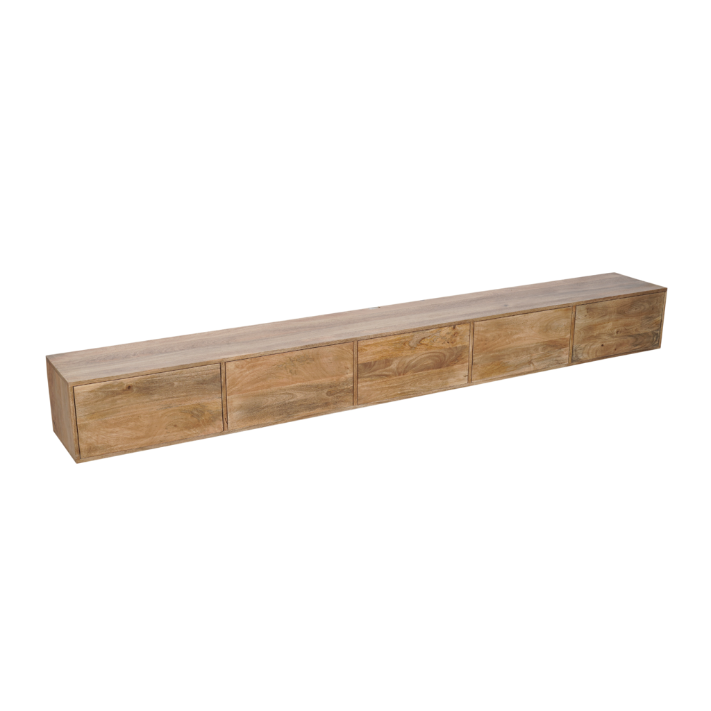 Floating TV cabinet Vision Natural | 280 cm